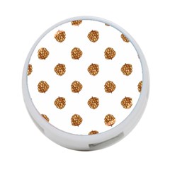 Pine Cones White 4-port Usb Hub (two Sides) by Littlebird