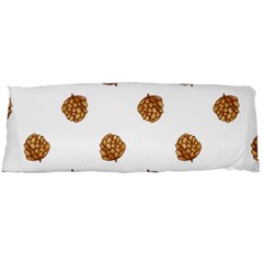 Pine Cones White Body Pillow Case (dakimakura) by Littlebird