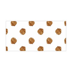 Pine Cones White Yoga Headband by Littlebird