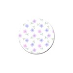 Flowers Pattern Golf Ball Marker Front