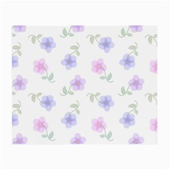 Flowers Pattern Small Glasses Cloth