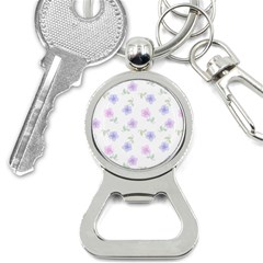 Flowers Pattern Bottle Opener Key Chain