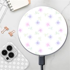 Flowers Pattern Wireless Charger by Littlebird