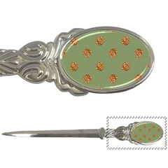 Pine Cones Green Letter Opener by Littlebird