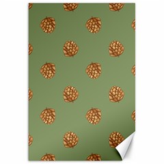 Pine Cones Green Canvas 20  X 30 