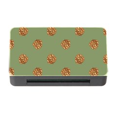 Pine Cones Green Memory Card Reader With Cf