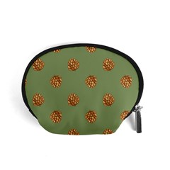 Pine Cones Green Accessory Pouch (small)