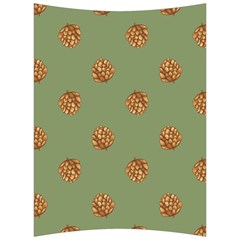 Pine Cones Green Back Support Cushion by Littlebird