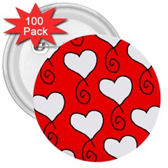 S1e1sue 3  Buttons (100 Pack) 