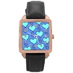 S10 Rose Gold Leather Watch  Front