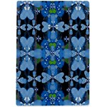 Rare Excotic Blue Flowers In The Forest Of Calm And Peace A4 Clipboard Back