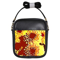 Sunflowers Girls Sling Bag