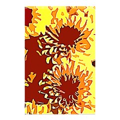 Sunflowers Shower Curtain 48  X 72  (small)  by 3cl3ctix