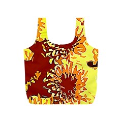 Sunflowers Full Print Recycle Bag (s) by 3cl3ctix