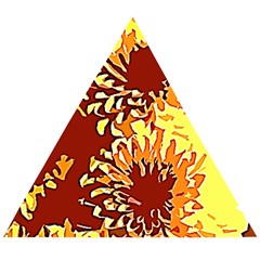 Sunflowers Wooden Puzzle Triangle