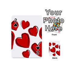 Scribbled Love Playing Cards 54 Designs (mini) by SomethingForEveryone