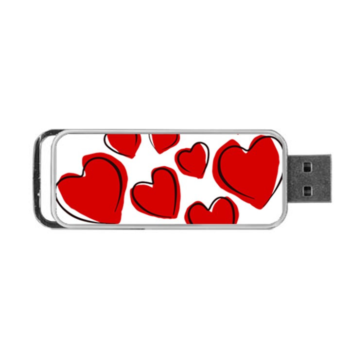 Scribbled Love Portable USB Flash (One Side)