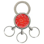 Saint Val 3-Ring Key Chain Front