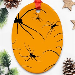 Scary Long Leg Spiders Ornament (oval) by SomethingForEveryone