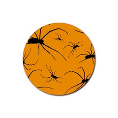 Scary Long Leg Spiders Rubber Coaster (round) by SomethingForEveryone