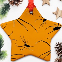 Scary Long Leg Spiders Star Ornament (two Sides) by SomethingForEveryone