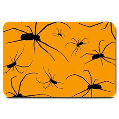 Scary Long Leg Spiders Large Doormat  by SomethingForEveryone