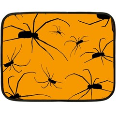 Scary Long Leg Spiders Fleece Blanket (mini) by SomethingForEveryone