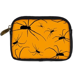 Scary Long Leg Spiders Digital Camera Leather Case by SomethingForEveryone