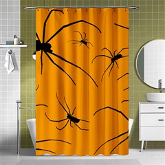 Scary Long Leg Spiders Shower Curtain 48  X 72  (small)  by SomethingForEveryone