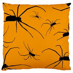 Scary Long Leg Spiders Large Cushion Case (one Side) by SomethingForEveryone