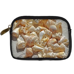 Sea-shells Bg Digital Camera Leather Case by SomethingForEveryone