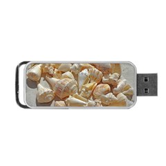 Sea-shells Bg Portable Usb Flash (two Sides) by SomethingForEveryone