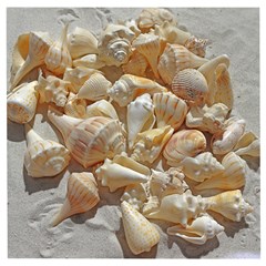 Sea-shells Bg Wooden Puzzle Square by SomethingForEveryone