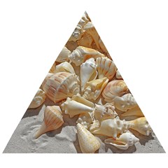 Sea-shells Bg Wooden Puzzle Triangle by SomethingForEveryone