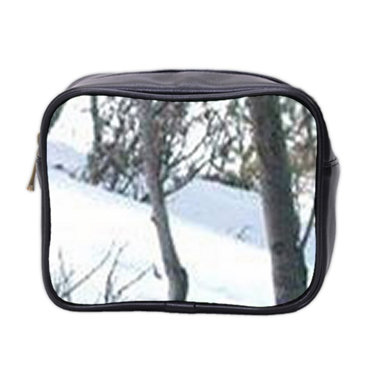 winter forest Mini Toiletries Bag (Two Sides)