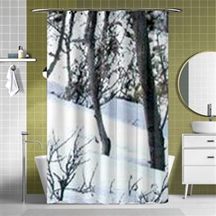 Winter Forest Shower Curtain 48  X 72  (small)  by SomethingForEveryone