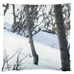 Winter Forest Large Cushion Case (two Sides) by SomethingForEveryone