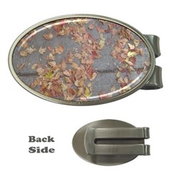 Sidewalk Leaves Money Clips (oval) 