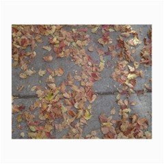 Sidewalk Leaves Small Glasses Cloth by SomethingForEveryone