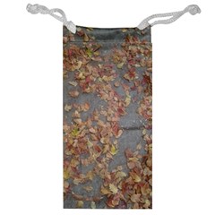 Sidewalk Leaves Jewelry Bag