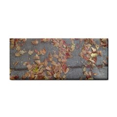 Sidewalk Leaves Hand Towel by SomethingForEveryone