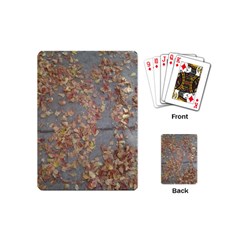 Sidewalk Leaves Playing Cards Single Design (mini)