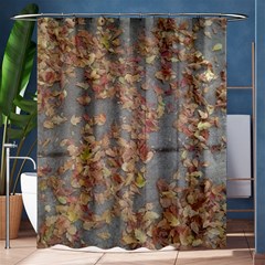 Sidewalk Leaves Shower Curtain 60  X 72  (medium) 