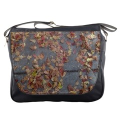 Sidewalk Leaves Messenger Bag