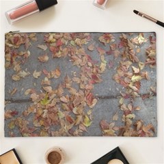 Sidewalk Leaves Cosmetic Bag (xxl)