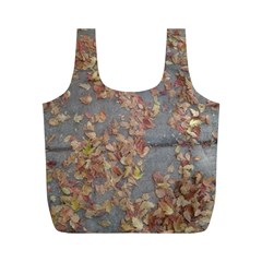 Sidewalk Leaves Full Print Recycle Bag (m)