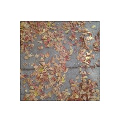 Sidewalk Leaves Satin Bandana Scarf