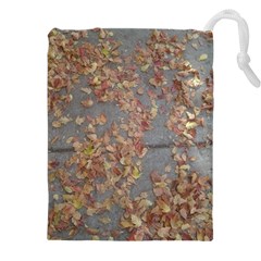 Sidewalk Leaves Drawstring Pouch (5xl)