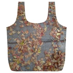 Sidewalk Leaves Full Print Recycle Bag (xxl)