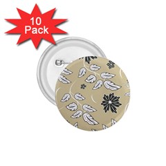 Folk Flowers Print Floral Pattern Ethnic Art 1 75  Buttons (10 Pack) by Eskimos